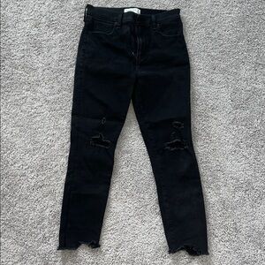 Abercrombie & Fitch Black High Rise Jeans